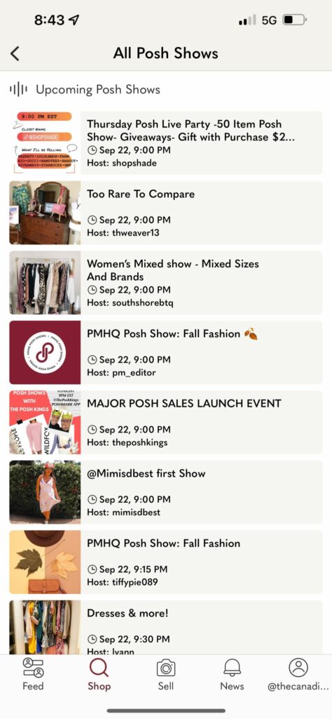 What Are Posh Shows? - A First Look at Poshmark Live Selling! - Posh