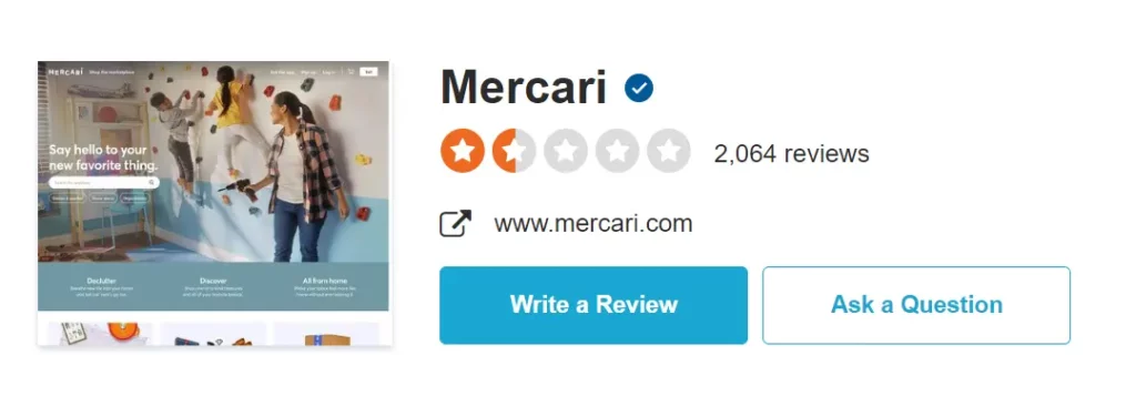 Mercari SiteJabber Review