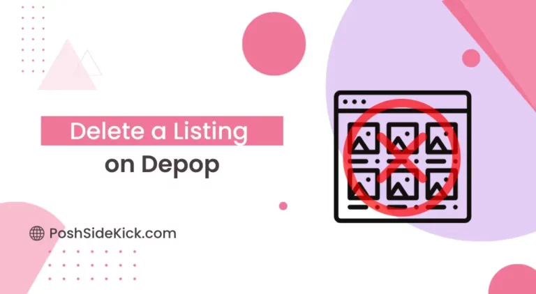 How to Delete a Listing on Depop