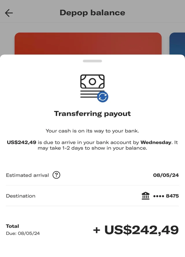 How Long Does It Take for Depop Balance to Go into My Bank Account