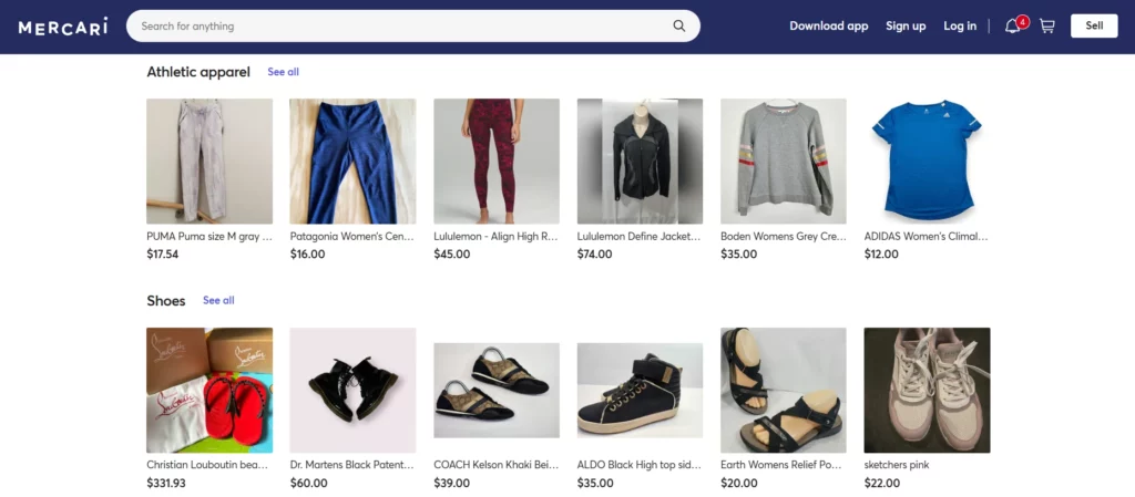 Mercari's Algorithm Favors Fresh Listings