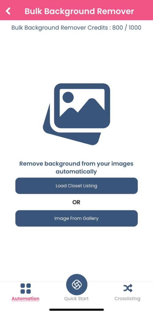 BULK BACKGROUND REMOVER