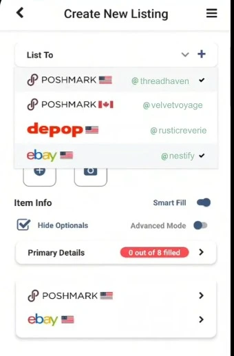 Crosslisting on Poshmark