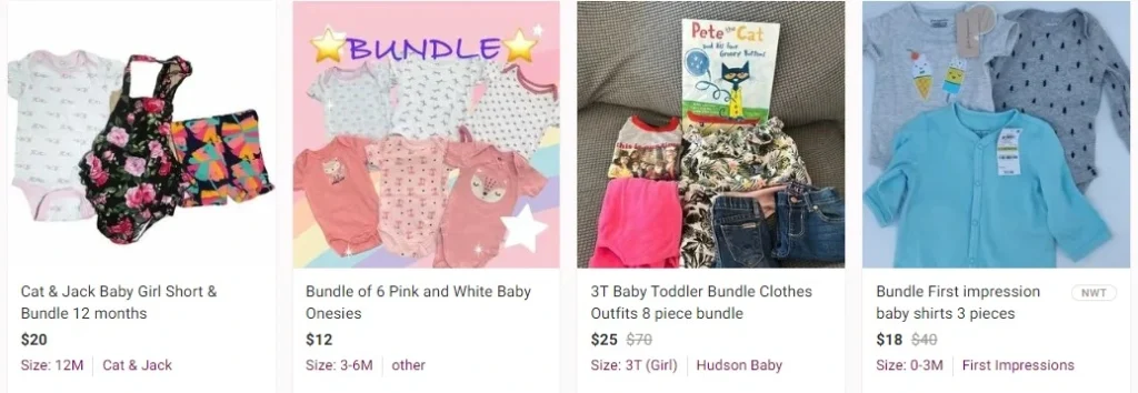 Kids and baby bundles