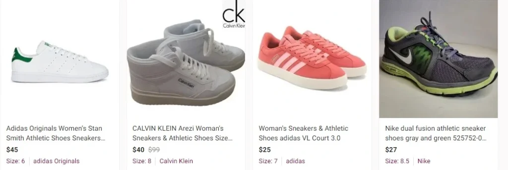 Shoes and athletic wear