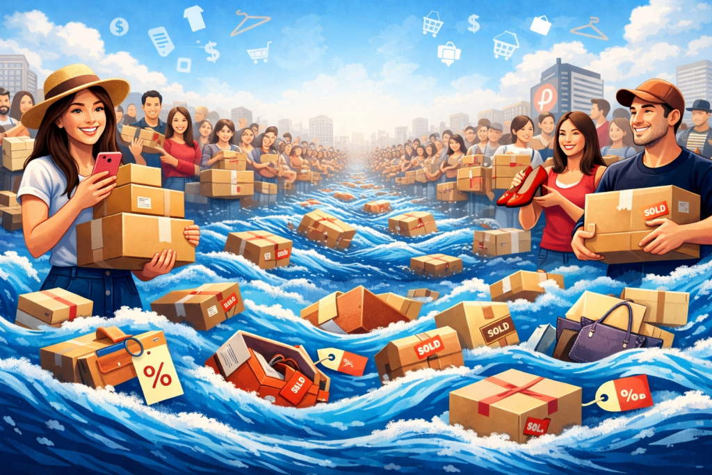 Poshmark is flooded with sellers