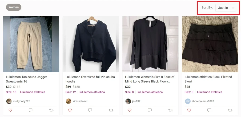 Just In is Poshmark default Just In is Poshmark default