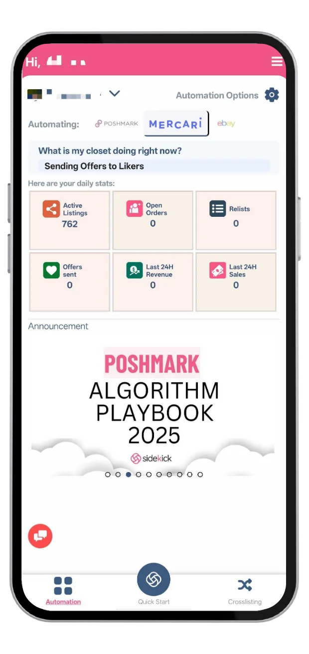 Mercari Bot Tools Mobile Mockup