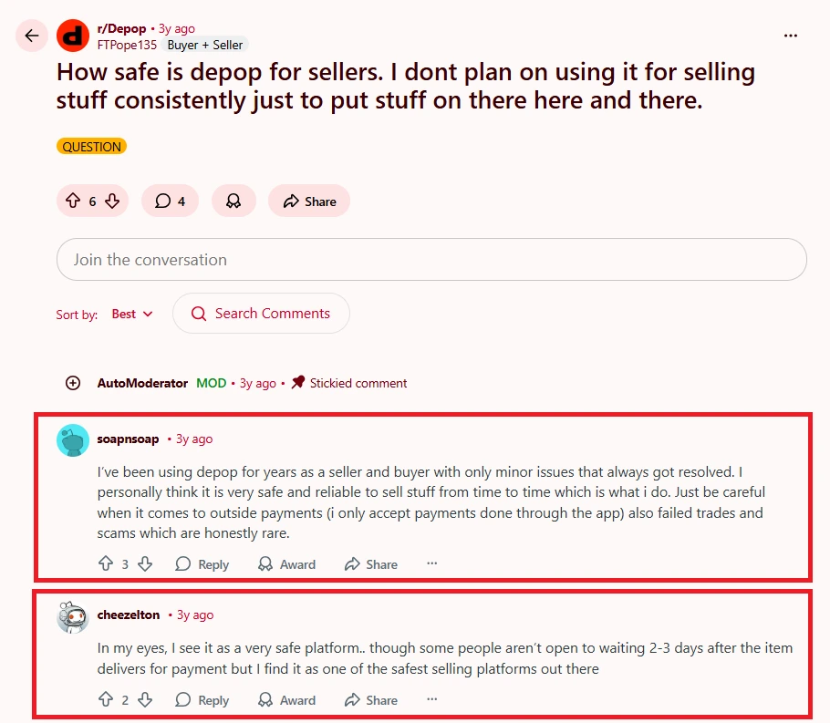 Depop is Safe for Sellers Reddit Claims Depop is Safe for Sellers, Reddit Claims