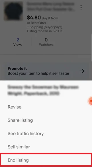 End Listing eBay End Listing eBay