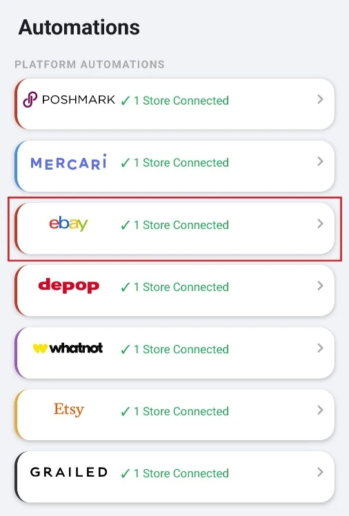 Tap eBay Tap eBay