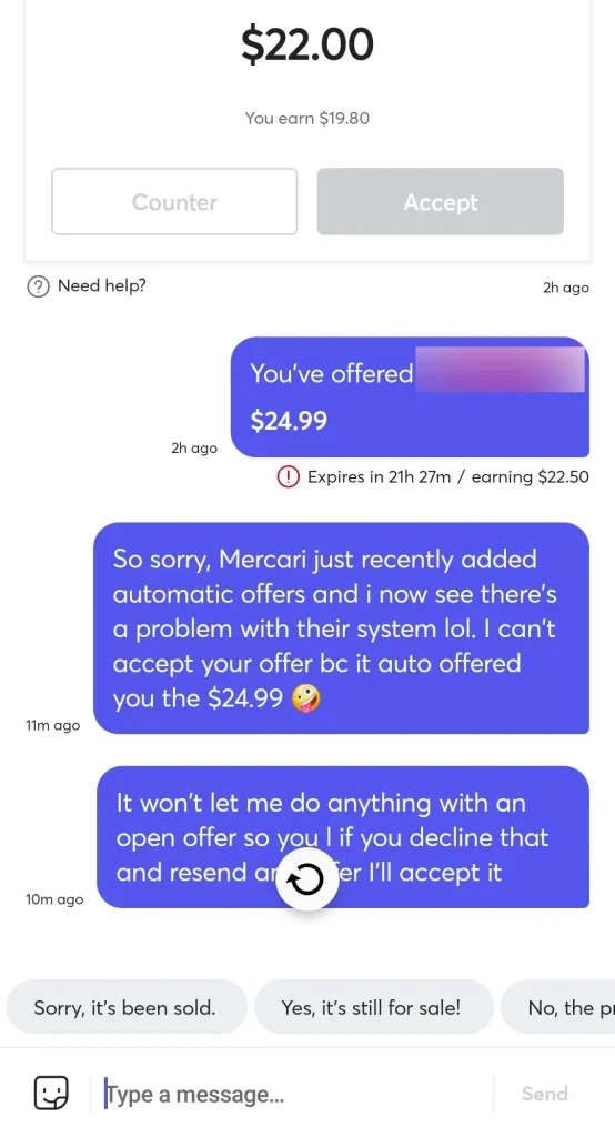 Auto Offers Turned Off Auto Offers Turned Off