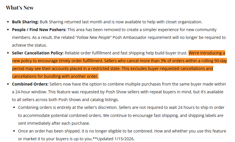 Official Order Cancellation Policy Poshmark Official Order Cancellation Policy Poshmark