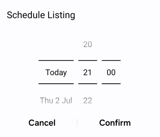 Schedule Crosslisting Schedule Crosslisting