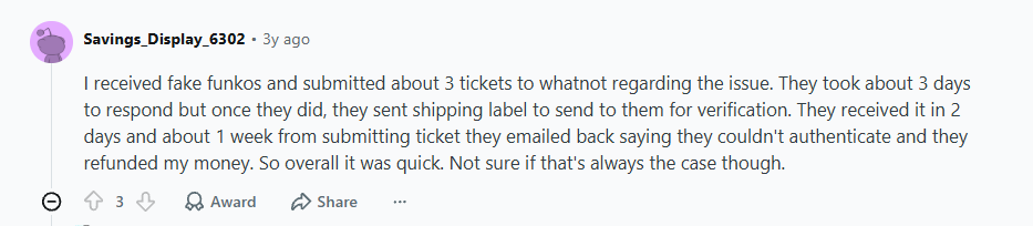 refunded on Whatnot only after an extended process refunded on Whatnot only after an extended process