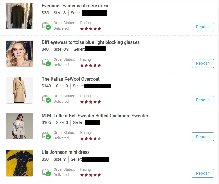 Reposh Button on Poshmark Reposh Button on Poshmark