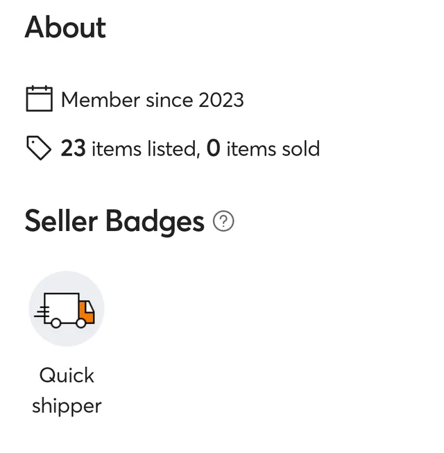 Quick Shipper Mercari Badge Quick Shipper Mercari Badge